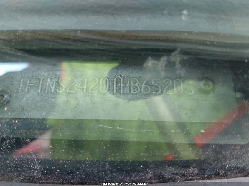 2001 Ford E-250 Commercial/Recreational VIN: 1FTNS24201HB65203 Lot: 43538232