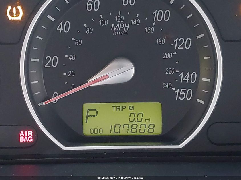 2008 Hyundai Sonata Gls VIN: 5NPET46C58H356626 Lot: 43538372