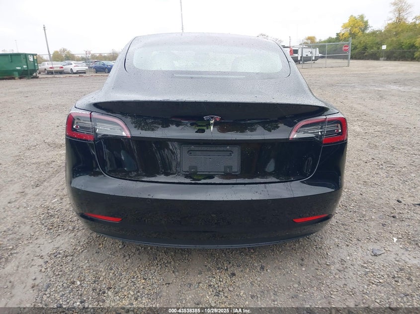 2021 Tesla Model 3 Standard Range Plus Rear-Wheel Drive VIN: 5YJ3E1EA7MF852181 Lot: 43538385