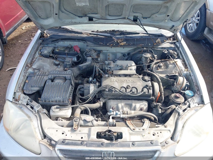 1998 Honda Civic Ex VIN: 2HGEJ8648WH505608 Lot: 43538545