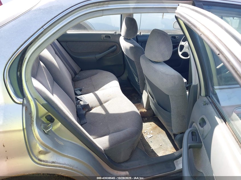 1998 Honda Civic Ex VIN: 2HGEJ8648WH505608 Lot: 43538545