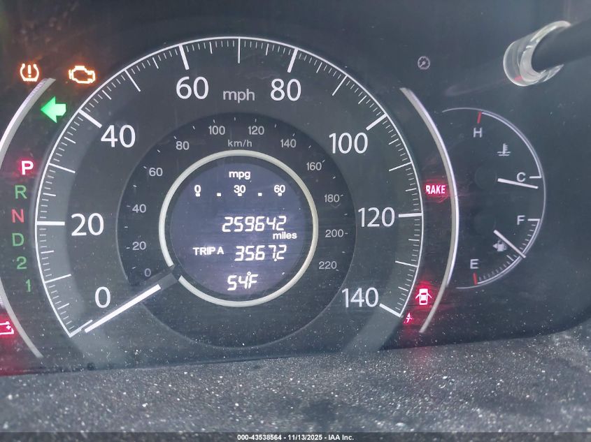 2012 Honda Cr-V Ex VIN: 2HKRM3H54CH506158 Lot: 43538564