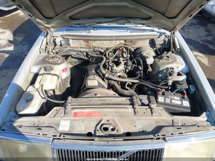 1990 Volvo 240 Dl VIN: YV1AA8848L1424672 Lot: 43538595