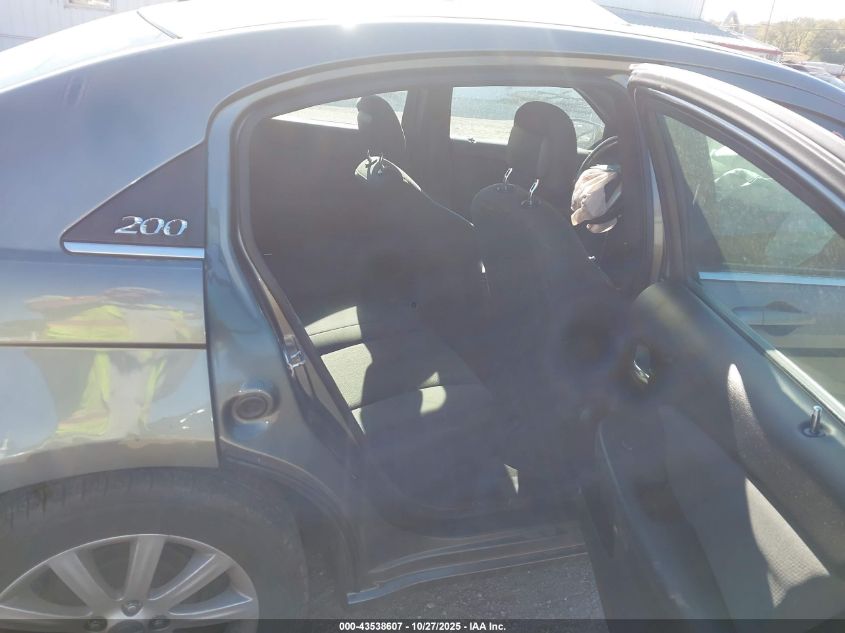 2012 Chrysler 200 Touring VIN: 1C3CCBBB1CN180826 Lot: 43538607