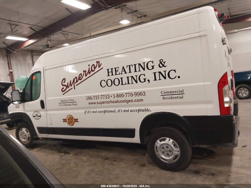 2019 Ram Promaster 2500 High Roof 159 Wb VIN: 3C6TRVDG9KE552704 Lot: 43538631