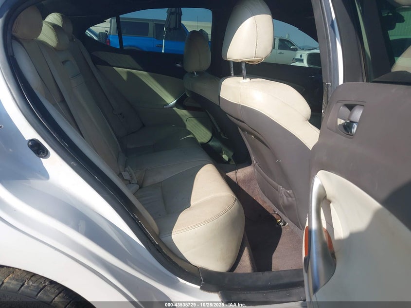 2009 Lexus Is 250 VIN: JTHCK262395029857 Lot: 43538729