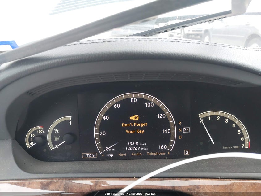 2009 Mercedes-Benz S 550 VIN: WDDNG71X29A282452 Lot: 43538789