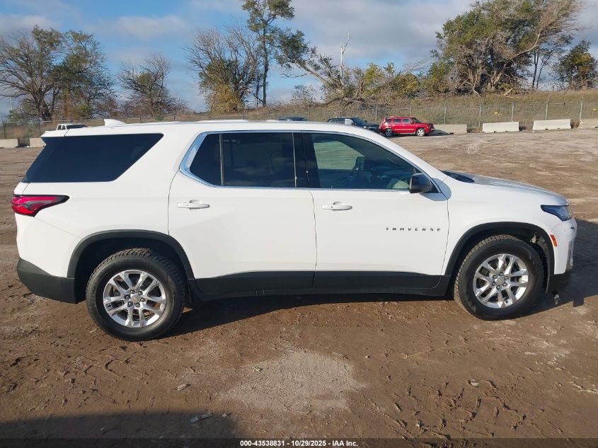 2022 Chevrolet Traverse Awd Ls VIN: 1GNEVFKW2NJ110617 Lot: 43538831