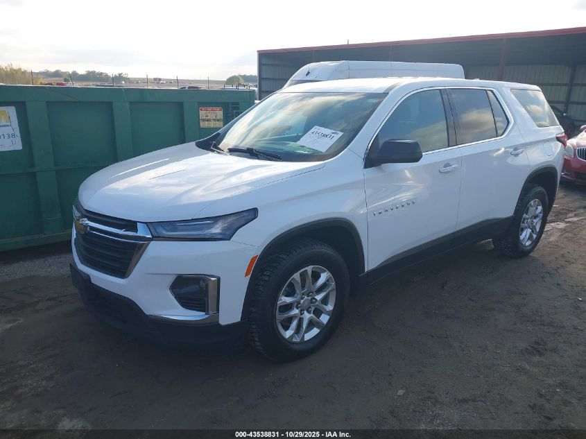 2022 Chevrolet Traverse Awd Ls