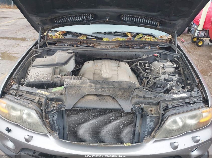 2004 BMW X5 4.4I VIN: 5UXFB53584LV03108 Lot: 43538837