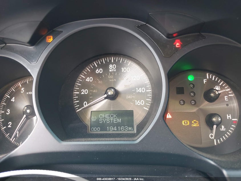 2007 Lexus Gs 350 VIN: JTHBE96SX70010860 Lot: 43538917