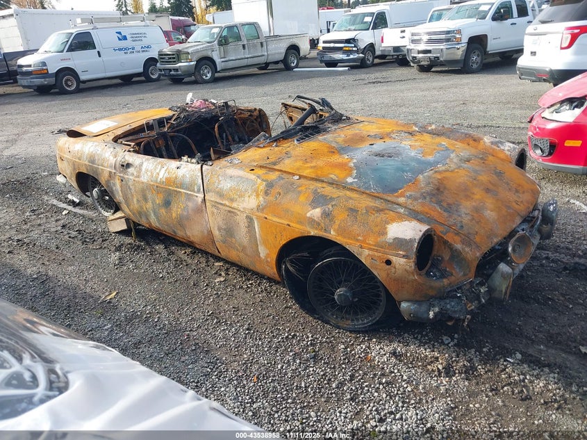0000GHN5UC267120G 1972 Mg Mgb Roadster auction photo 1