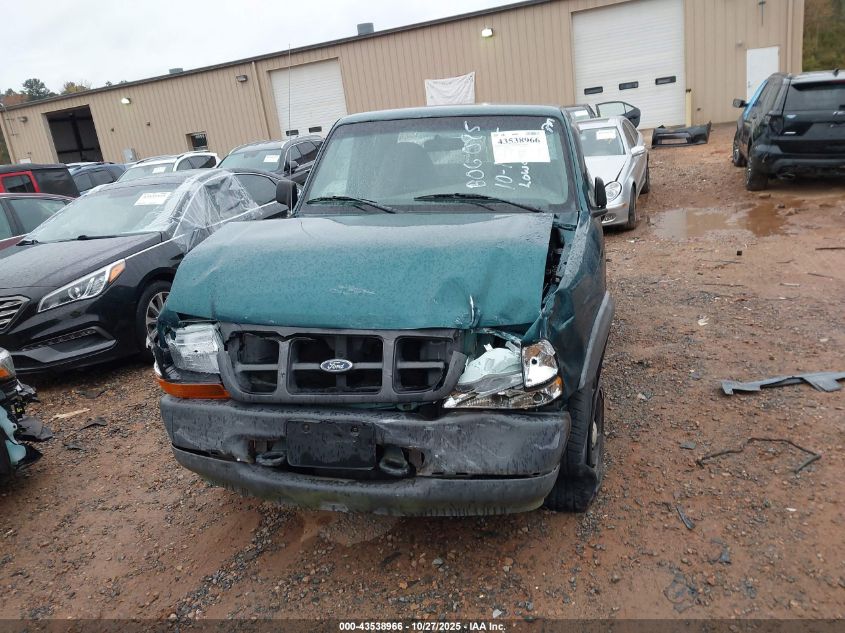 1998 Ford Ranger Splash/Xl/Xlt VIN: 1FTZR15U5WPB06085 Lot: 43538966
