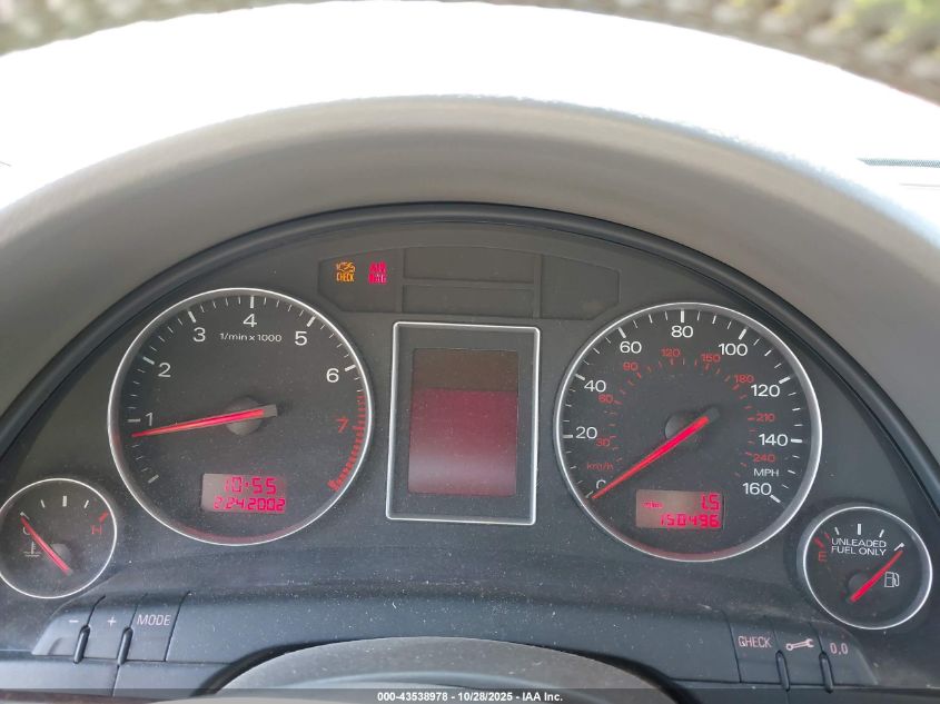 2003 Audi A4 3.0 VIN: WAUJT68E03A273661 Lot: 43538978