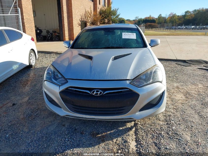 2013 Hyundai Genesis 2.0T Premium VIN: KMHHT6KD4DU108516 Lot: 43539198