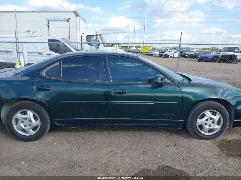 2001 Pontiac Grand Prix Se VIN: 1G2WK52J01F181823 Lot: 43539272