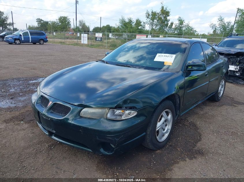 2001 Pontiac Grand Prix Se VIN: 1G2WK52J01F181823 Lot: 43539272