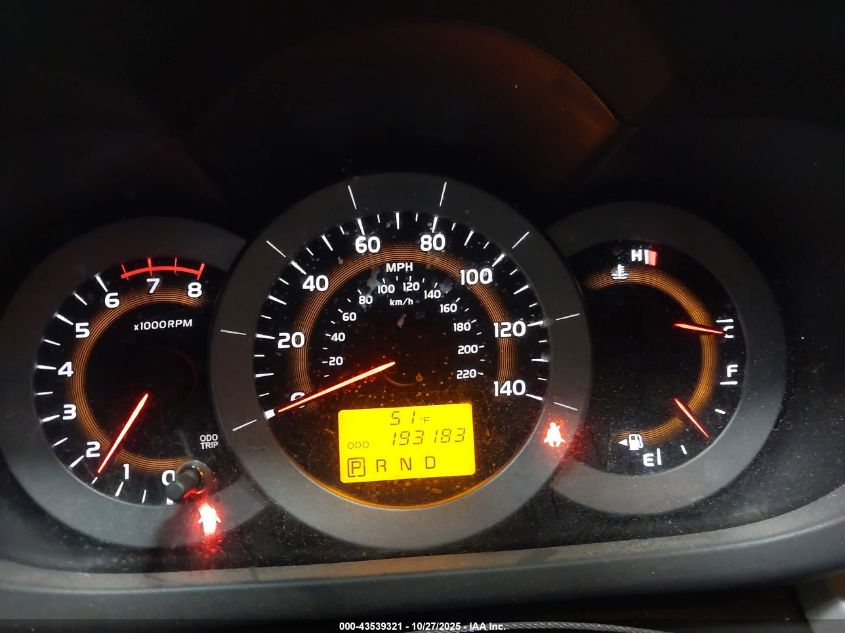 2010 Toyota Rav4 VIN: 2T3BF4DV1AW028391 Lot: 43539321