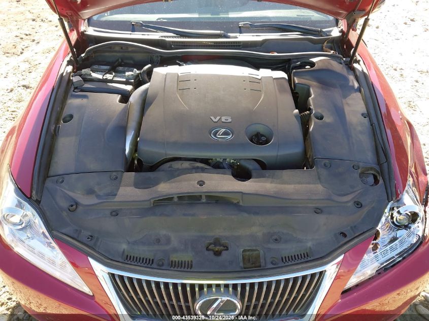 2009 Lexus Is 250 VIN: JTHBK262895093968 Lot: 43539325