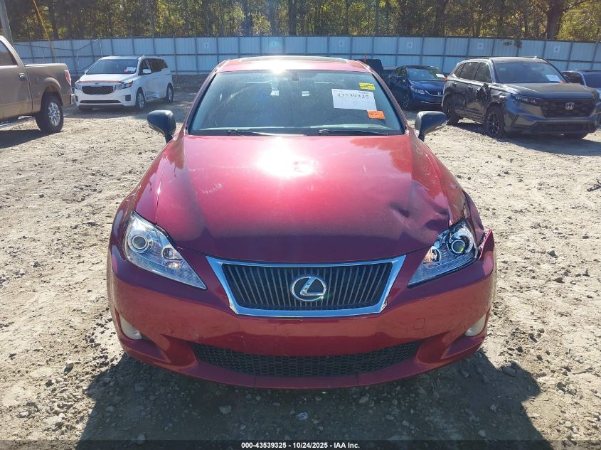 2009 Lexus Is 250 VIN: JTHBK262895093968 Lot: 43539325
