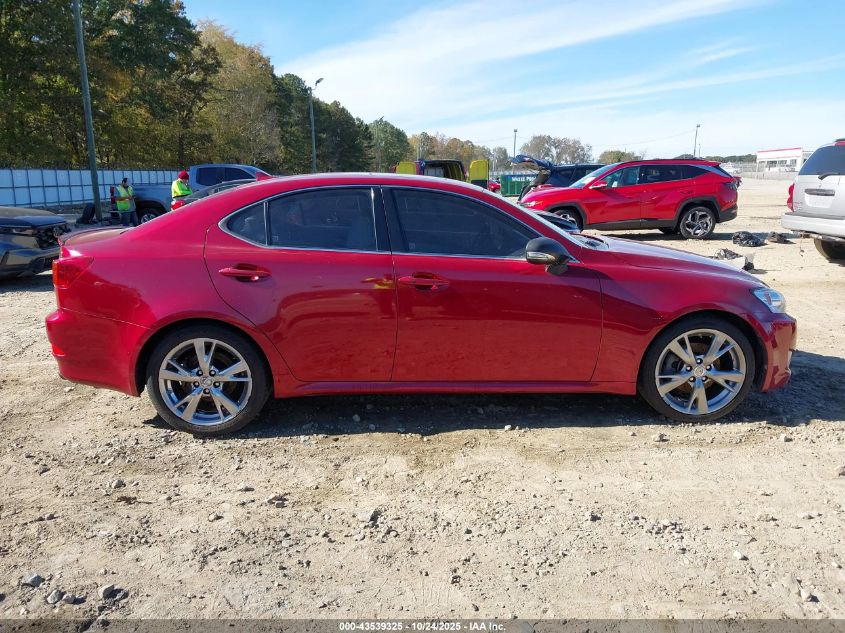 2009 Lexus Is 250 VIN: JTHBK262895093968 Lot: 43539325
