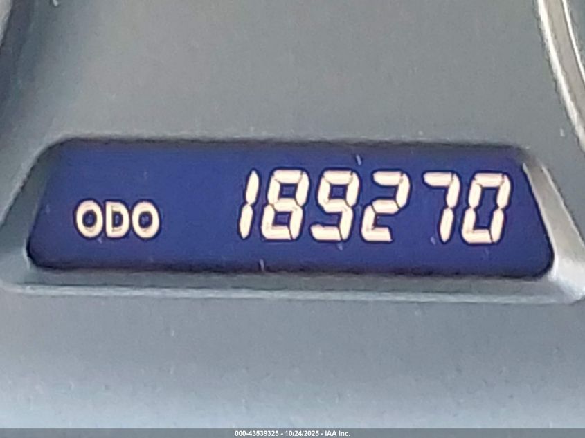 2009 Lexus Is 250 VIN: JTHBK262895093968 Lot: 43539325