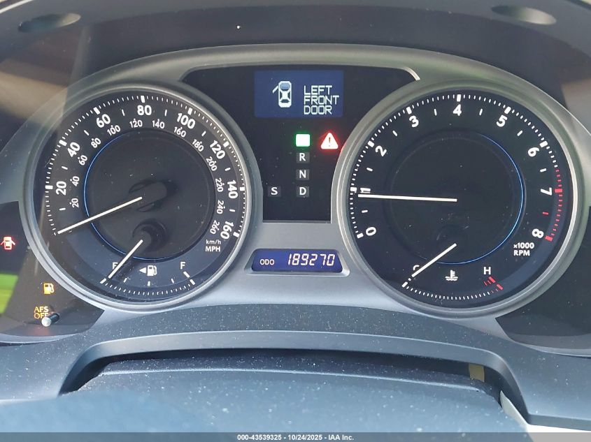 2009 Lexus Is 250 VIN: JTHBK262895093968 Lot: 43539325