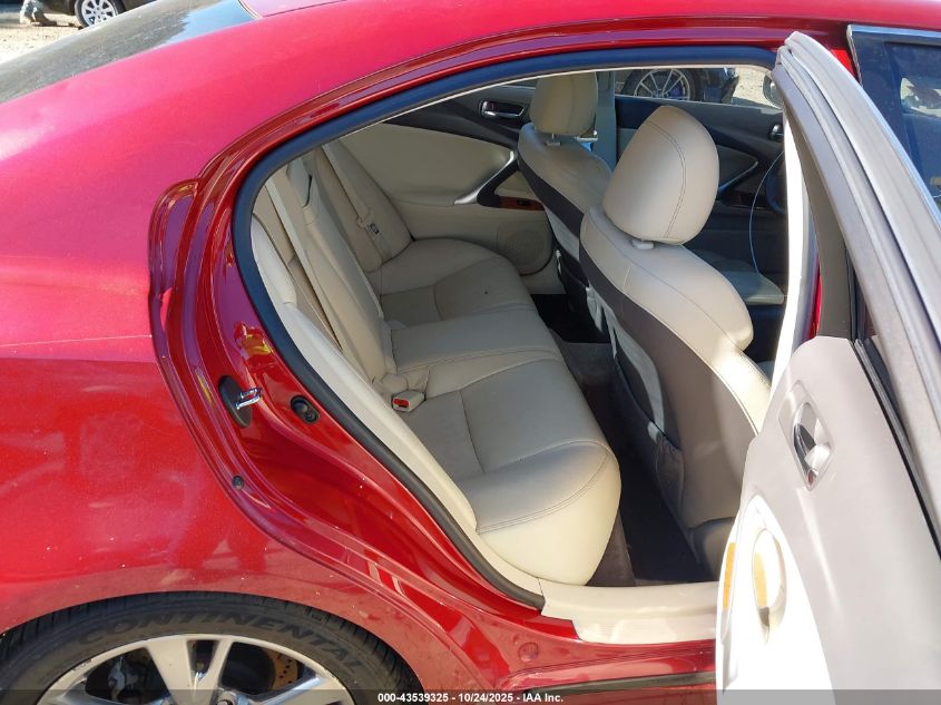 2009 Lexus Is 250 VIN: JTHBK262895093968 Lot: 43539325