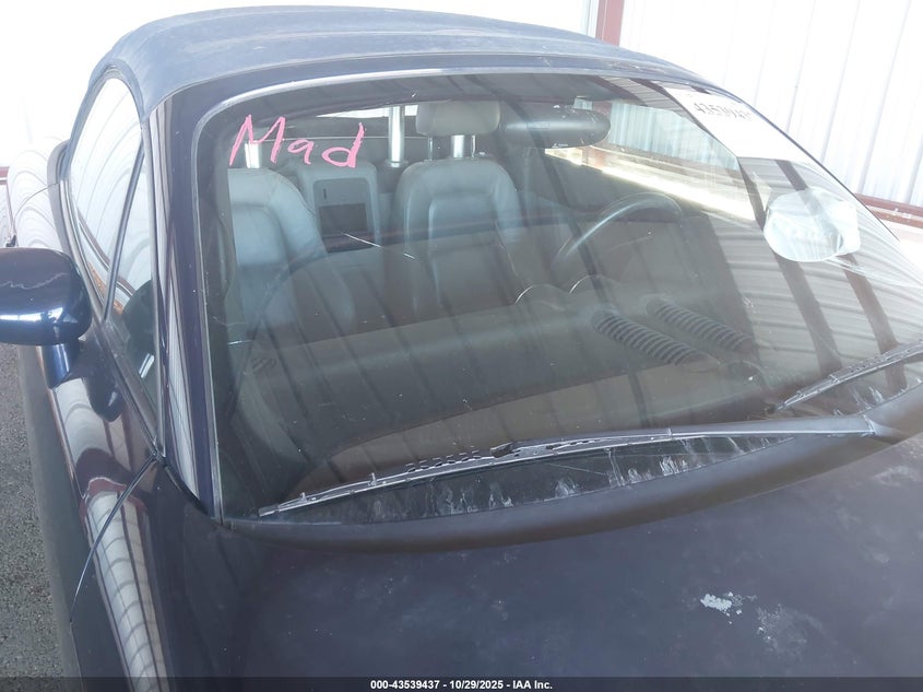 2003 Audi Tt 1.8L VIN: TRUTC28N631007233 Lot: 43539437