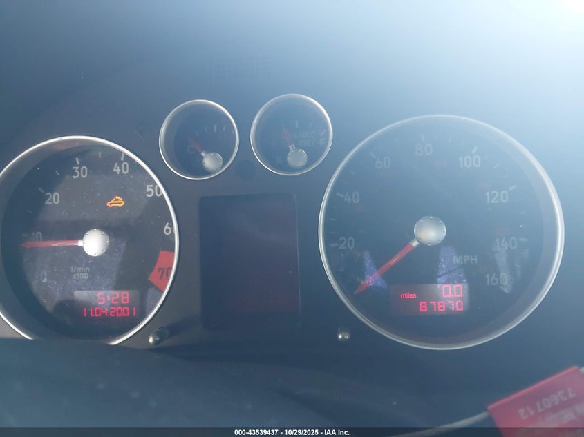 2003 Audi Tt 1.8L VIN: TRUTC28N631007233 Lot: 43539437