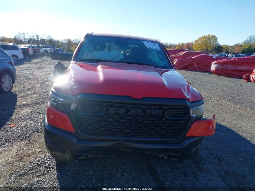 2025 Ram 1500 Warlock 4X4 5'7 Box VIN: 1C6SRFGP1SN753070 Lot: 43539443