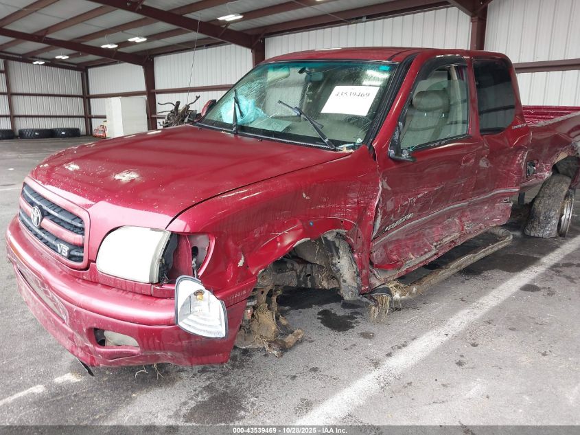 2002 Toyota Tundra Ltd V8 VIN: 5TBBT48172S254592 Lot: 43539469