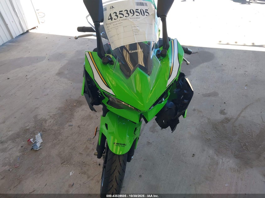 2025 Kawasaki Ex500 A/B VIN: ML5EXGJ14SDA63693 Lot: 43539505