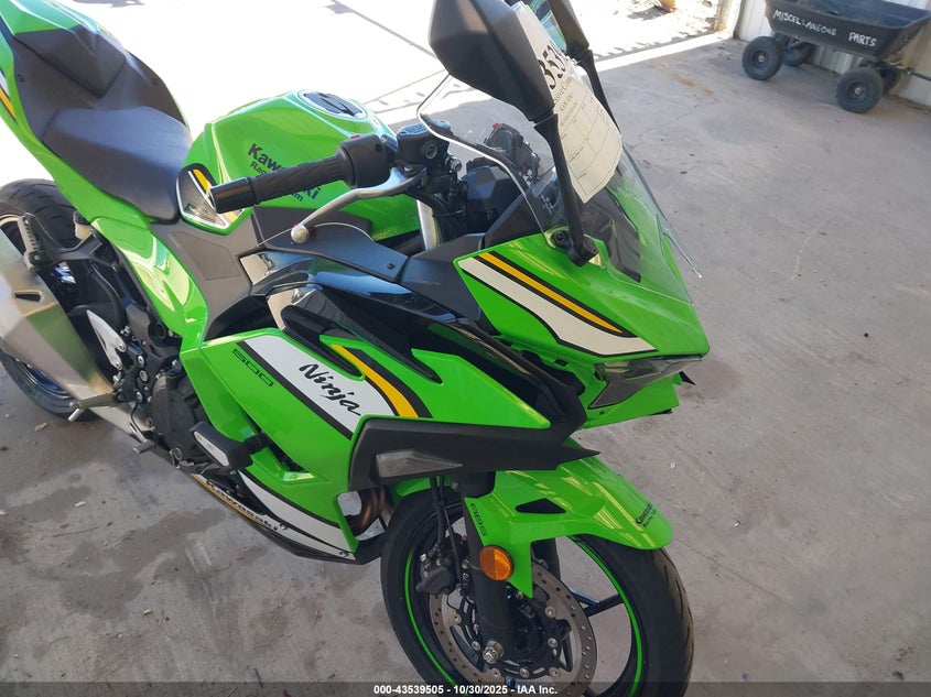 2025 Kawasaki Ex500 A/B VIN: ML5EXGJ14SDA63693 Lot: 43539505