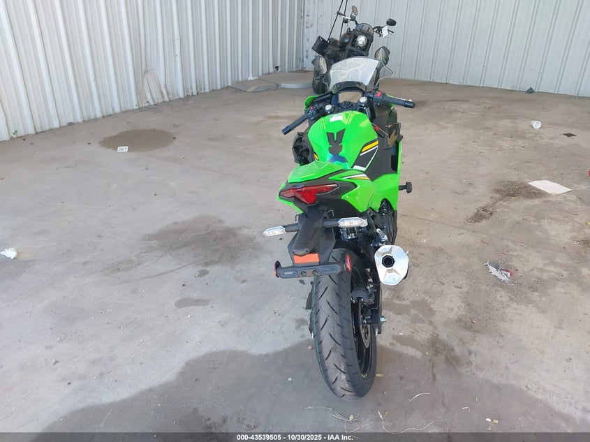 2025 Kawasaki Ex500 A/B VIN: ML5EXGJ14SDA63693 Lot: 43539505