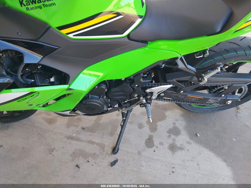 2025 Kawasaki Ex500 A/B VIN: ML5EXGJ14SDA63693 Lot: 43539505