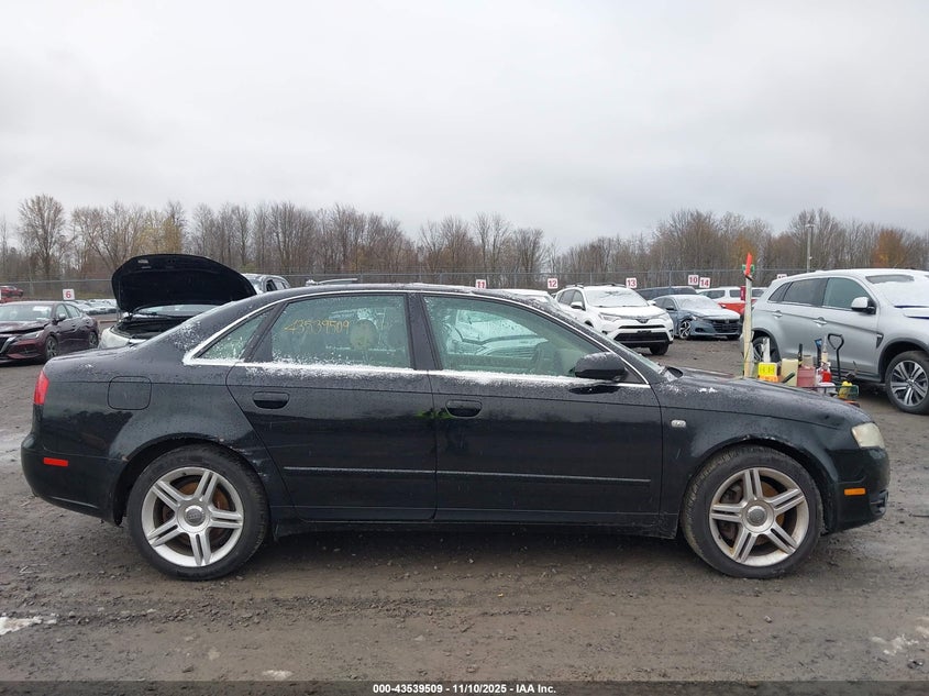 2007 Audi A4 2.0T VIN: WAUAF78E17A239800 Lot: 43539509