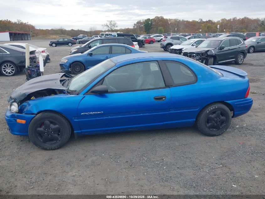 1998 Plymouth Neon Competition/Highline VIN: 1P3ES42Y5WD561628 Lot: 43539590