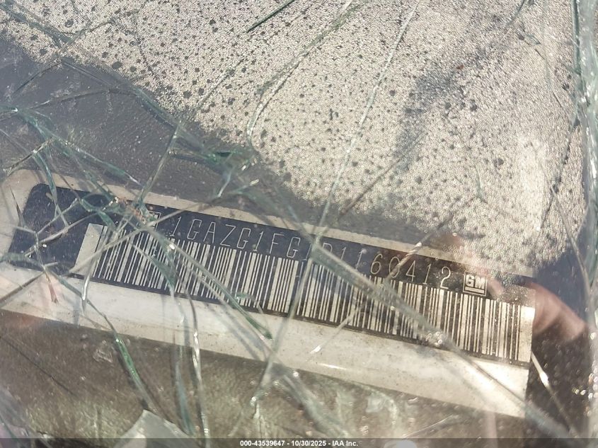 2013 Chevrolet Express G3500 Lt VIN: 1GAZG1FG1D1160412 Lot: 43539647