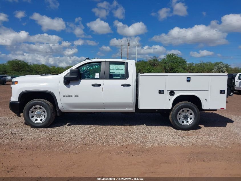 2025 Chevrolet Silverado 3500Hd 4Wd Long Bed Work Truck VIN: 1GB5KSE75SF136081 Lot: 43539863