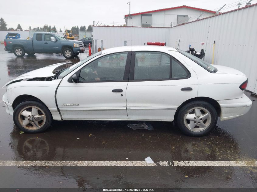1998 Pontiac Sunfire Se VIN: 3G2JB5242WS850990 Lot: 43539866