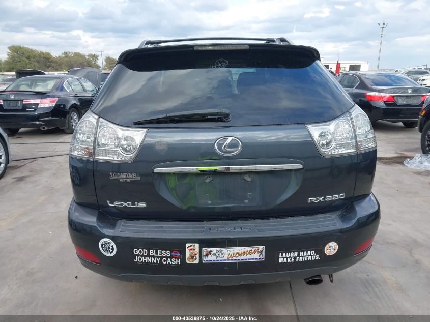 2008 Lexus Rx 350 VIN: 2T2GK31UX8C050610 Lot: 43539875
