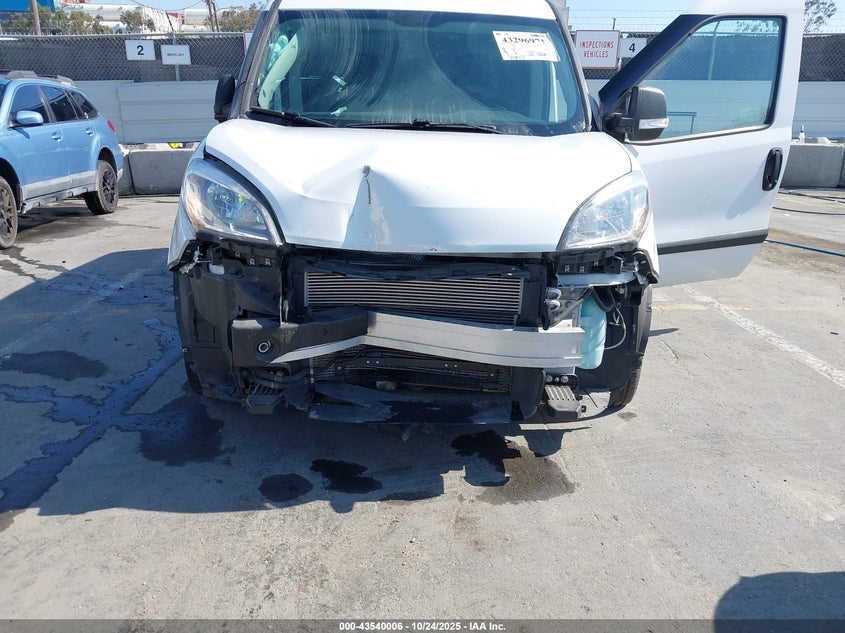 2022 Ram Promaster City Cargo Van VIN: ZFBHRFAB9N6X83080 Lot: 43540006