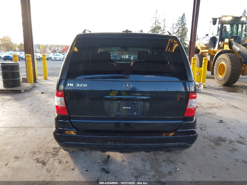 2002 Mercedes-Benz Ml 320 VIN: 4JGAB54E62A368578 Lot: 43540080