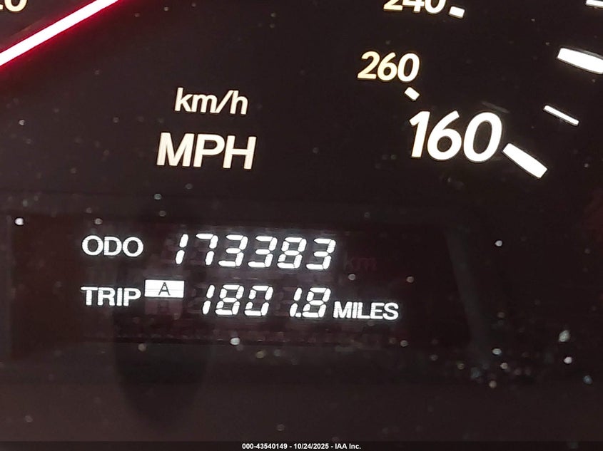 2003 Lexus Ls 430 VIN: JTHBN30F030117855 Lot: 43540149