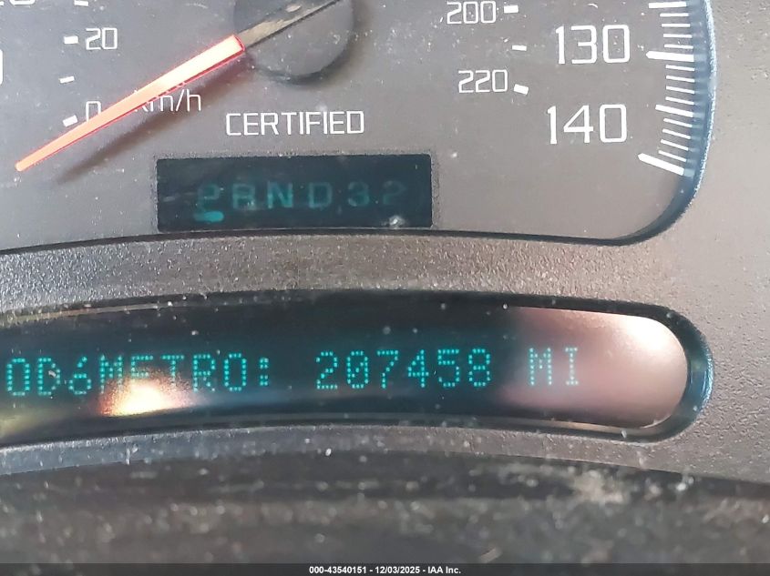 2005 Chevrolet Tahoe Police VIN: 1GNEC13Z45R247402 Lot: 43540151