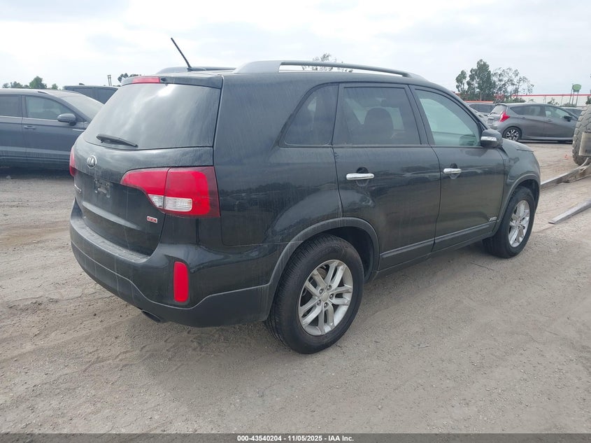 Vin: 5xyktca63eg505455, lot: 44035230, kia sorento lx 20144