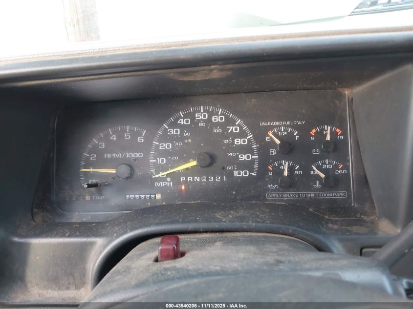 1997 GMC Sierra 2500 Hd Sl VIN: 1GTGC29R2VE548739 Lot: 43540206