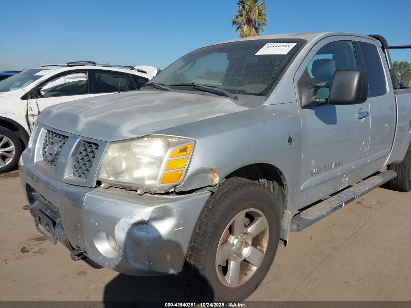 2006 Nissan Titan Se VIN: 1N6AA06B66N505687 Lot: 43540281