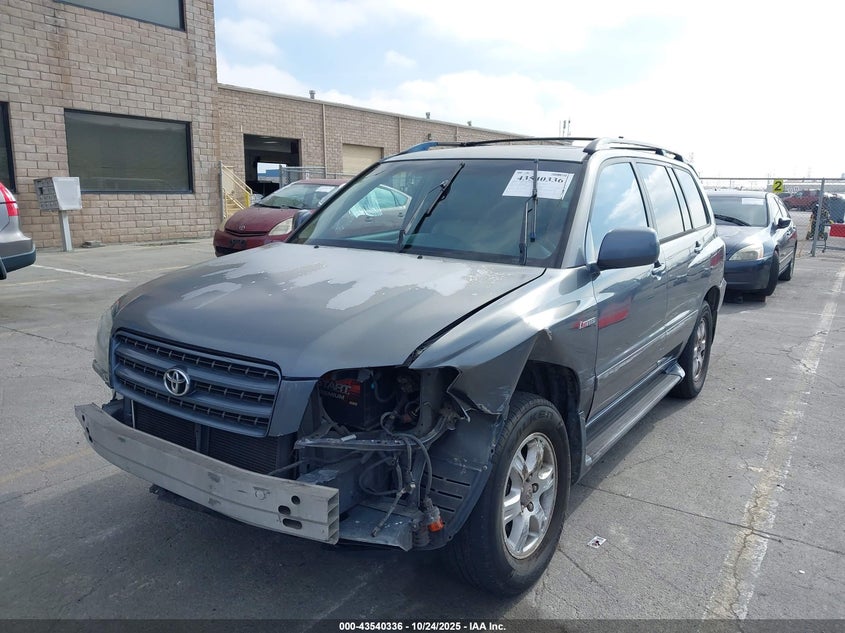 JTEGF21A120056382 2002 TOYOTA HIGHLANDER photo no. 6